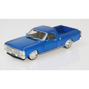 DDA Collectibles Blue XY Ford Falcon Ute Custom with Super Charged Barra Engine 1/24 Die Cast Model