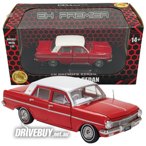 DDA Collectables EH Holden Premier Sedan Red/White Roof 1:32 - DDA32843-6 