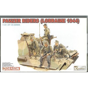 Dragon Panzer Riders (Lorraine 1944) 1:35 Scale Model Figurines  DR6156