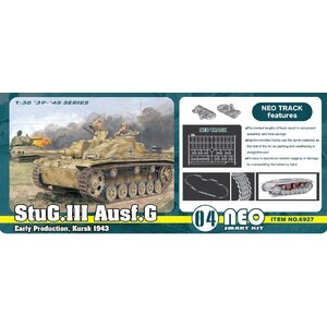 Dragon StuG.III Ausf.G Early Production, Kursk 1943 (Neo Smart Kit) 1/35 Scale Model DR6927