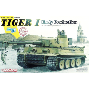 Dragon '39-'45 series Tiger I (Early Production) 1:35 Plastic Model Kit #DR6950