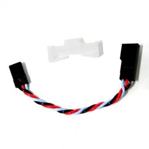 Servo Extension Lead, 75mm, Heavy Duty Twisted, Suit JR, Futaba