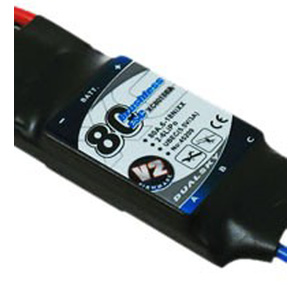 Dualsky 80A, 2-6S brushless ESC