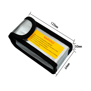 Small LiPo Safe Battery Bag 125x64x50mm