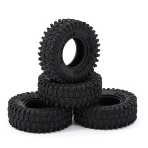 Axial SCX24 1'' B Style Micro Tyres w/ Foam OD: 52mm, ID: 25mm, Thickness: 19mm, 4pcs