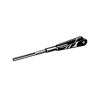 Dubro 108 2-56 12" Rod with Steel Kwik Link, 1pc