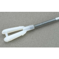 Dubro 123 2-56 12" Rod with Nylon Kwik Link, 1pc