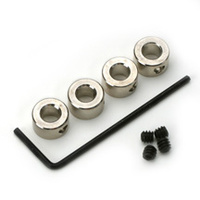 Dubro 141 3/16" Dura Collars, 4pcs