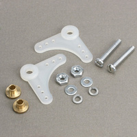 Dubro 167 90 Nylon Bellcrank Assembly, 2pcs