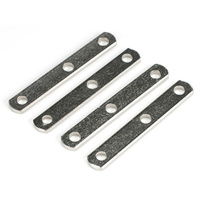 Dubro 202 Nickel Plated Steel Straps, 4pcs