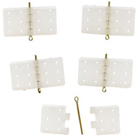Dubro 257 Heavy Duty Nylon Hinge, 14pcs