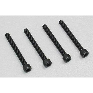 Dubro 311 2-56 x 3/4" Cap Head Screws, 4pcs