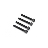 Dubro 315 6-32 x 1" Cap Head Screws, 4pcs