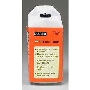 Dubro 420 20oz Fuel Tank w/ Glow Bung