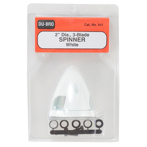 Dubro 541 2" Three Blade Spinner White
