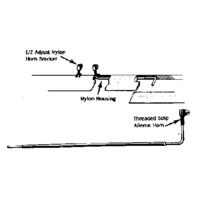 Dubro 558 Heavy Duty E/Z Adjust Strip Aileron Horn Set