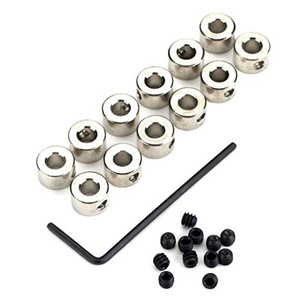 Dubro 596 3/32" Plated Brass Duracollars, 12pcs