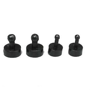 Dubro 617 2 Small and 2 Large Fuel Line Plugs, 4pcs