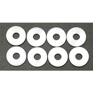 Dubro 638 No. 10 Nylon Flat Washer, 8pcs