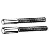 Dubro 695 2mm Threaded Couplers, 2pcs
