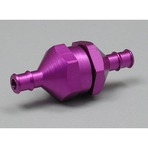 Dubro 835 In Line Fuel Filter, Purple