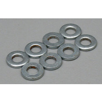 Dubro 2108 2.5mm Flat Washers, 8pcs