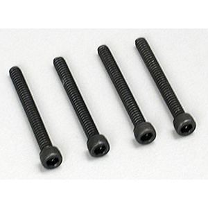 Dubro 2111 M2 x 4mm Cap Head Screws, 4pcs