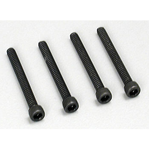 Dubro 2113 M2 x 10mm Cap Head Screws, 4pcs
