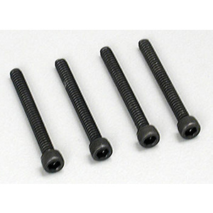 Dubro 2115 M2.5 x 4mm Cap Head Screws, 4pcs