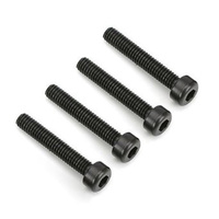 Dubro 2119 M2.5 x 15mm Cap Head Screws, 4pcs