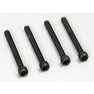 Dubro 2123 M3 x 10mm Cap Head Screws, 4pcs