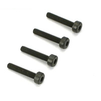 Dubro 2124 M3 x 15mm Cap Head Screws, 4pcs
