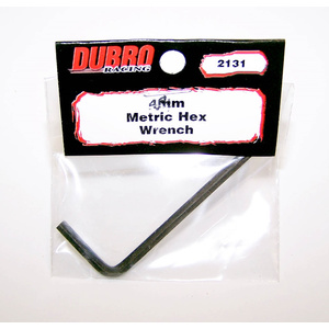 Dubro 2131 4mm Metric Hex Wrench