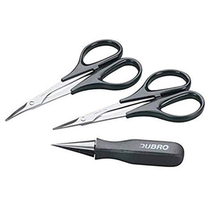 Dubro 2331 Body Reamer, Scissors, Straight and Scissors, Curved, 1pc Each