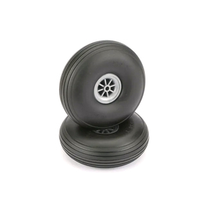 Dubro 350T 3-1/2'' Dia. (88.9mm) Low bounce Treaded Wheels, 2pcs