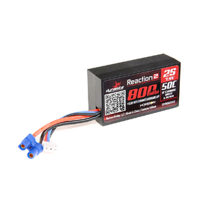 Dynamite 2S 7.4V 800mAh 50C Hardcase LiPo Battery w/ EC2 Connector