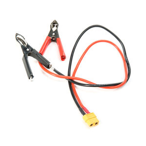 DC Power Lead, Alligator Clips to XT60 Female