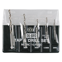 Dubro 510 10 Piece Metric Tap and Drill Set