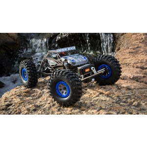 1/18 Temper 4WD Gen 2 Brushed Rock CrawlerRTR, Blue Int (ECX01015IT2)