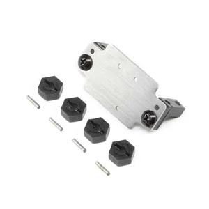 ECX Servo Mount and Plate, Wheel Hex and Pin  ECX221000