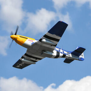 P-51D Mustang RC Plane 1.5m Smart BNF Basic with AS3X and SAFE Select EFL01250