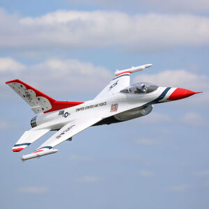 E-Flite F-16 Thunderbirds 70mm EDF Jet BNF Basic with AS3X and SAFE Select