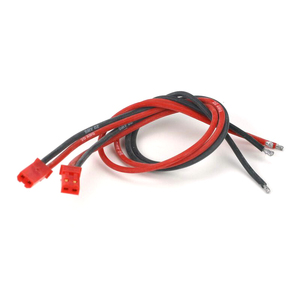 E-Flite JST Male Connectors w/ 20AWG Cable, 2pcs
