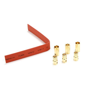 E-Flite Connector: Gold Bullet Set, 6.5mm (3)