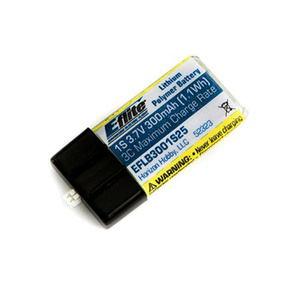E-Flite 1S 3.7V 300mAh 25C LiPo Battery w/ UMX Connector