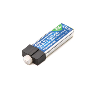 E-Flite 1S 3.7V 500mAh 25C LiPo Battery w/ UMX Connector
