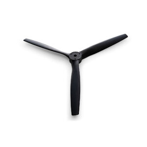 E-Flite EFLP10073B 10x7 3-Blade Propeller, CW (Red Adapter)