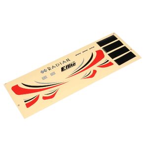 E-Flite EFLU2904 Decal Sheet: UMX Radian, Red