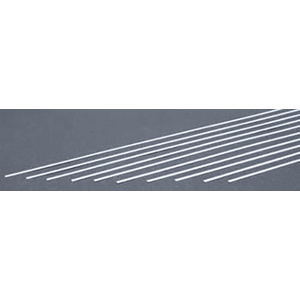 Evergreen 105 Styrene Strips .010x.100 Qty 10 (.25 x 2.5mm)