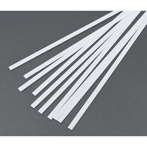 Evergreen 107 Styrene Strips .010x.156  (.25 x 4.0mm) Qty 10